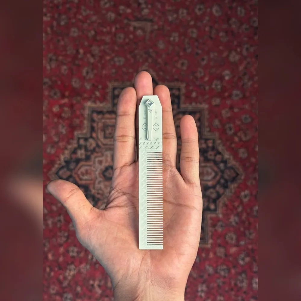 Moustache and Beard Comb Moustache and Beard Comb