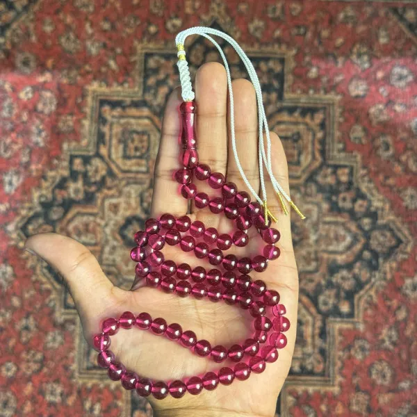 مسباح زعفران – وردي غامق شفاف